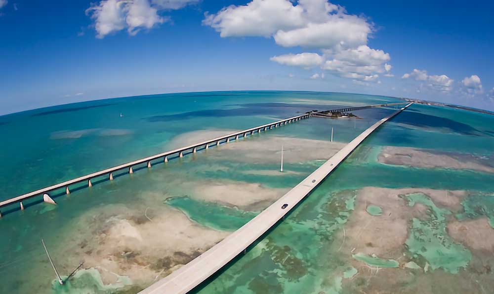 Vogelperspektive Florida Keys