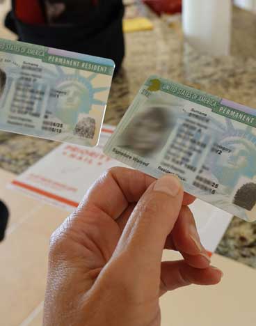 Greencard gewonnen