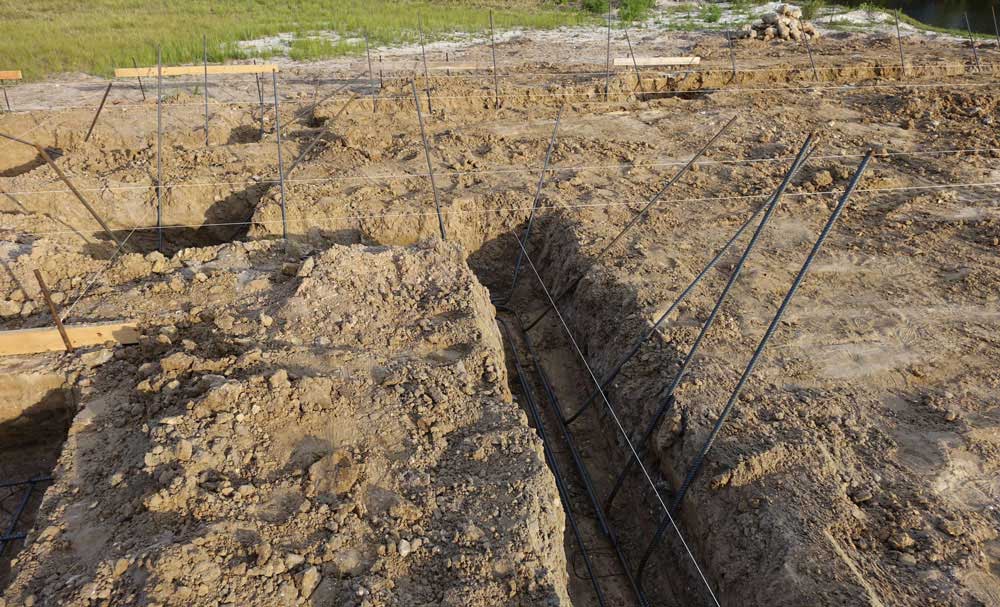 Foundation Armierungseisen