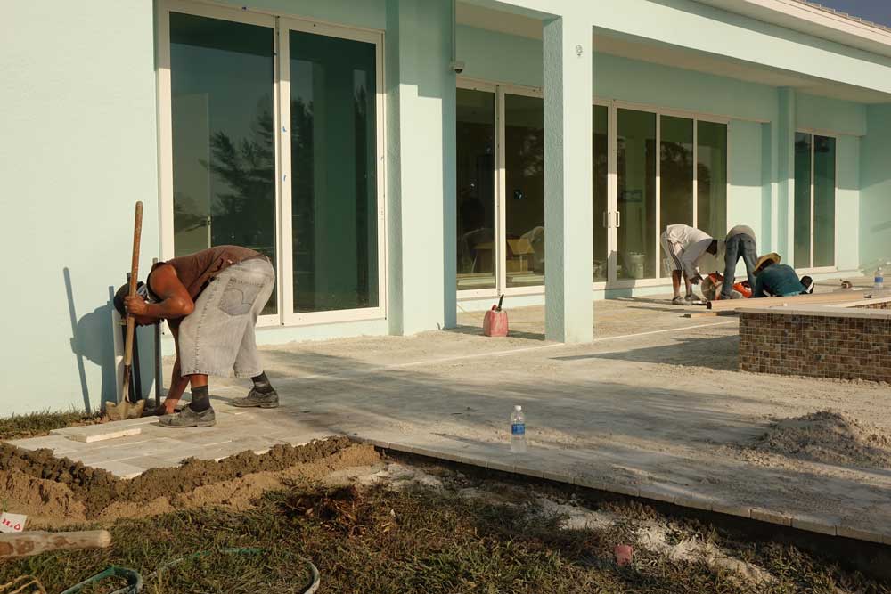 Travertine verlegen