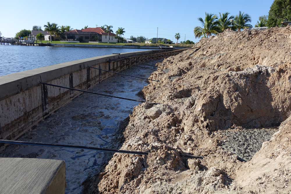 fertige Seawall
