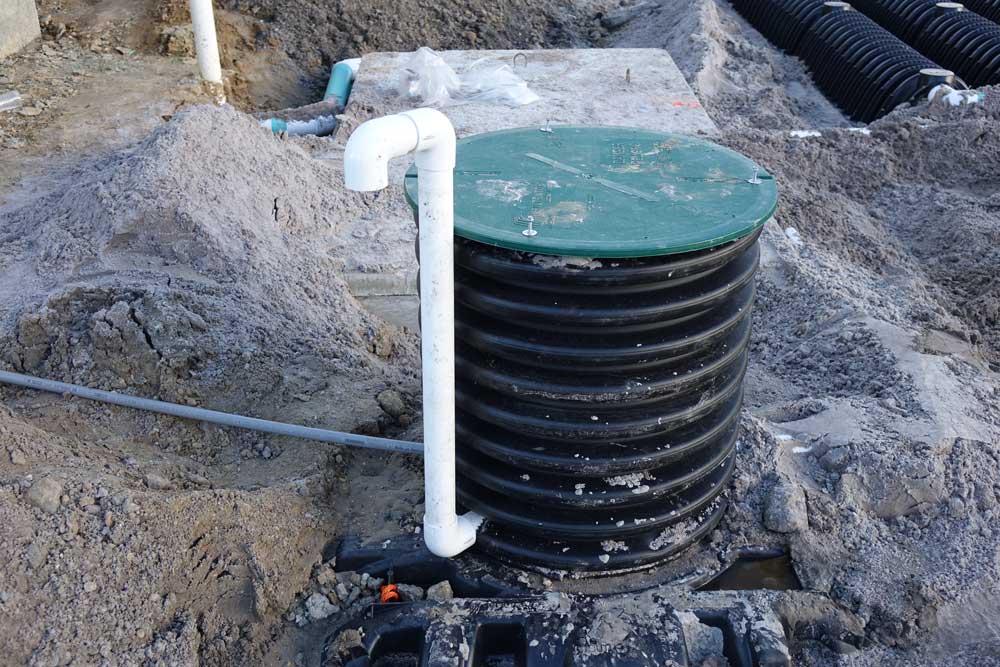 Pumpenschacht Septikanlage