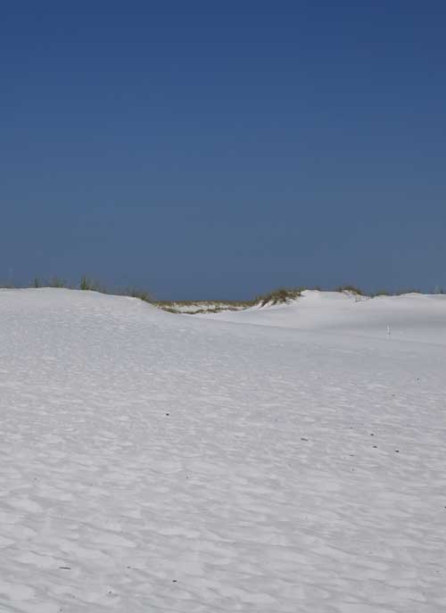 weißer Sand