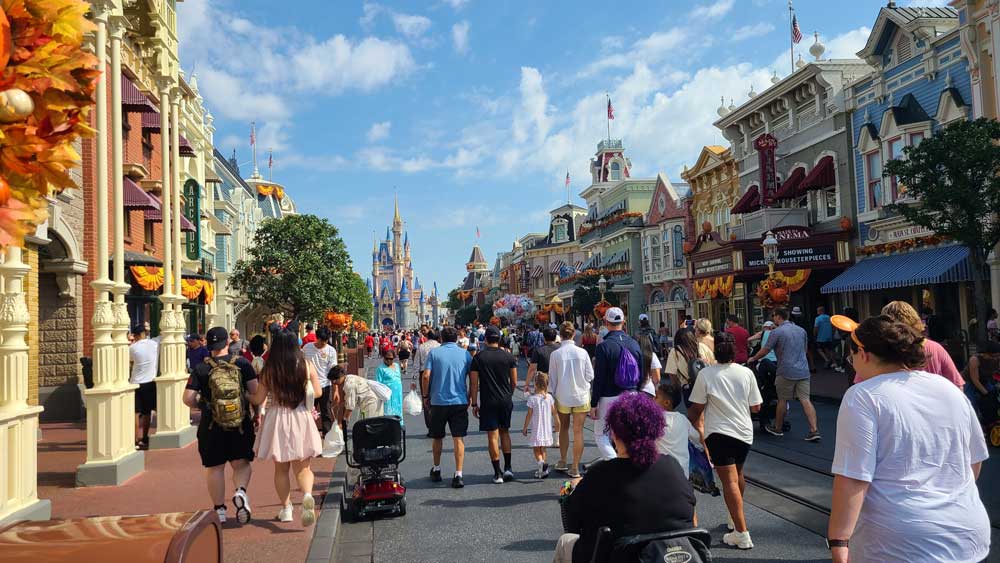 Cinderella Castle im Mittelpunkt