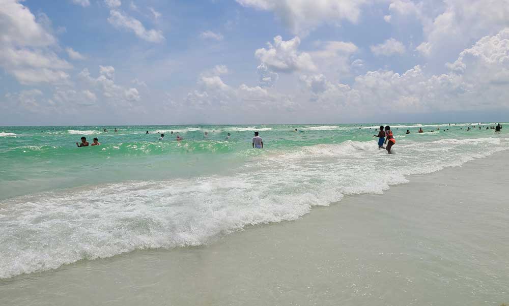 Siesta Key Beach im Sommer