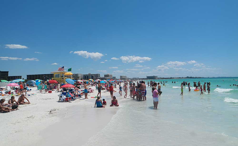 Snowbirds und Springbreak am Siesta Key