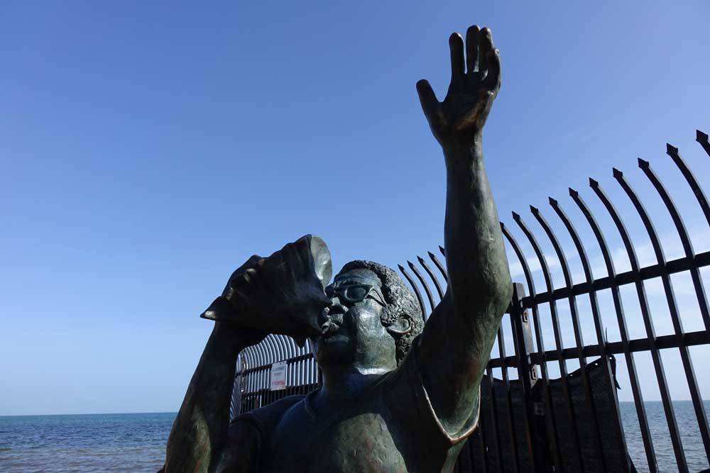 Conch Blower Statue