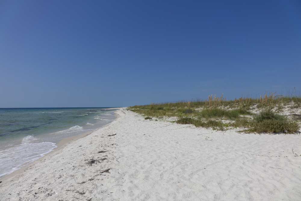 Einsamer Strand im Panhandle