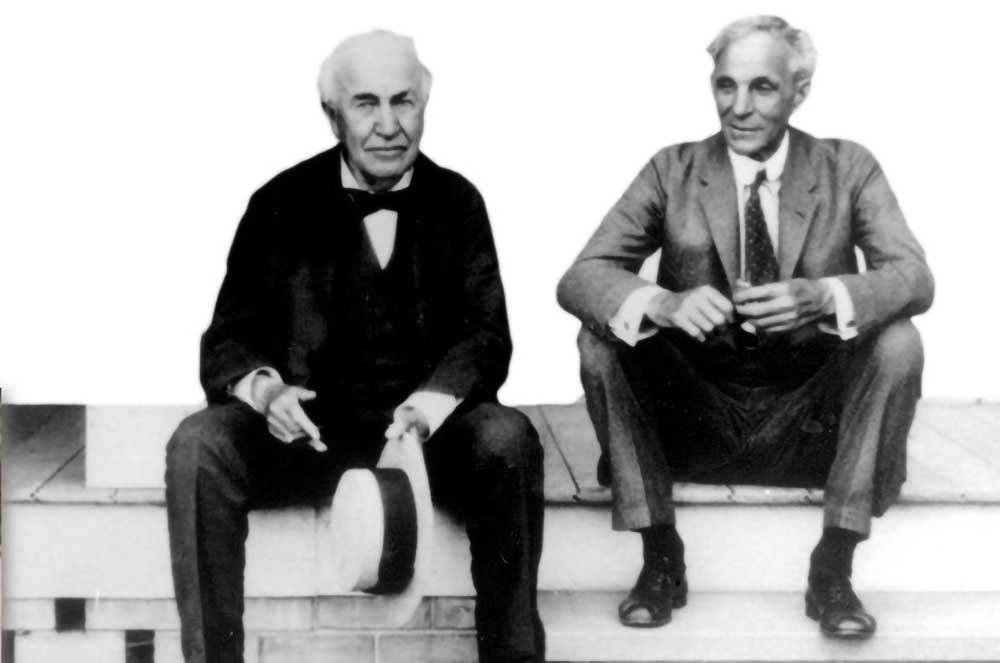 Thomas Edison und Henry Ford