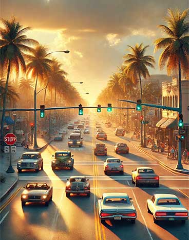 Verkehrsregeln USA