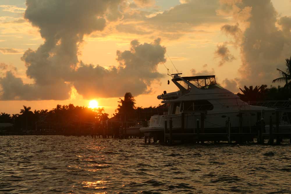 Sunset Südwesten Cape Coral