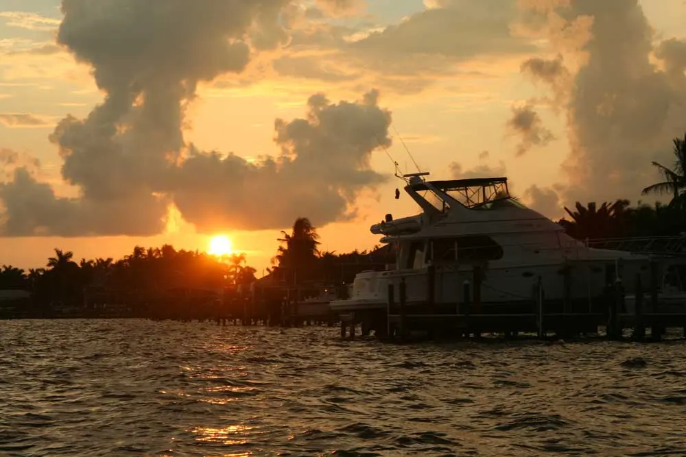 Sunset Südwesten Cape Coral