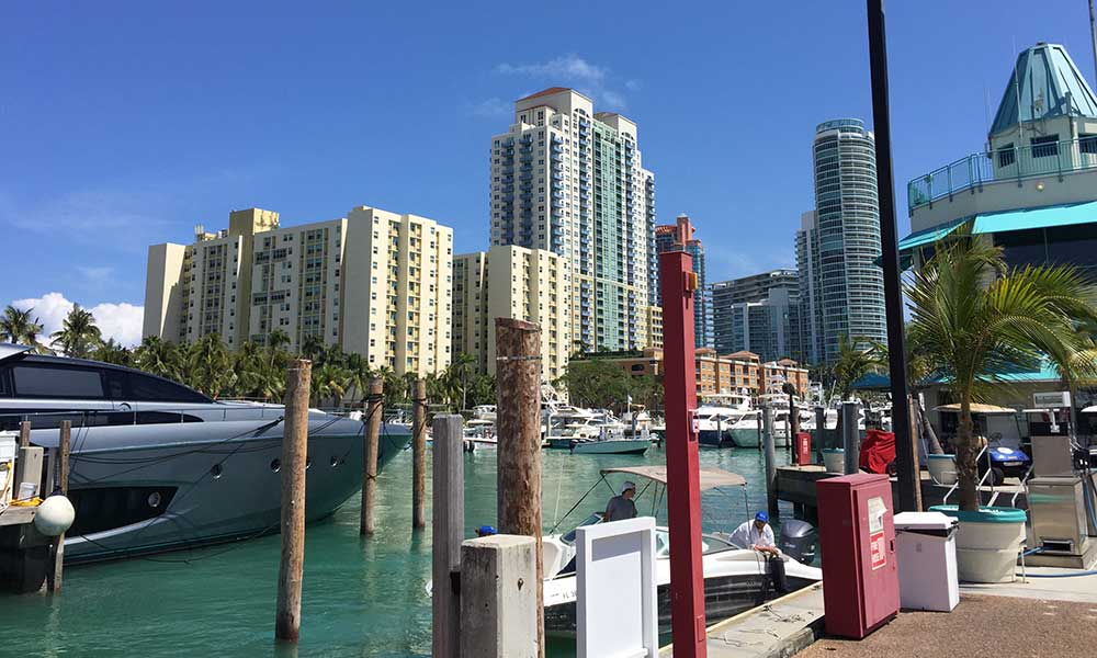 Spaziergang Miami Beach