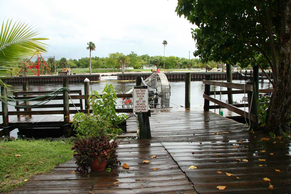 Airboat Anlagestelle