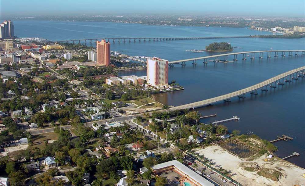 Fort Myers Vogelperspektive