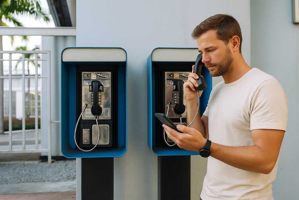 altes-Telefon Telefonzelle
