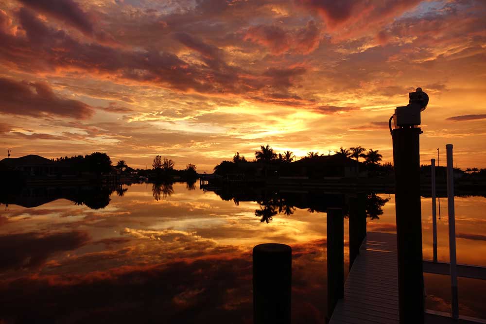 Atemberaubender Sonnenuntergang in Florida
